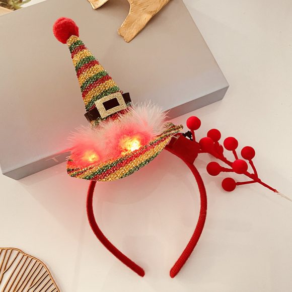 Christmas With Light Headband Snowflake Women's - Image 3