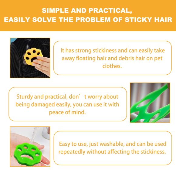 2 Pack Pet Hair Remover For Laundry Lint Catcher Laundry Hair Catcher For Washing Machine Reusable Dog Hair Remover For Laundry,Nontoxic Dog Hair Catcher For Bedding,Clothes. - Image 7