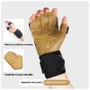 Cowhide Fitness Anti-slip Wrist Gloves - Image 3