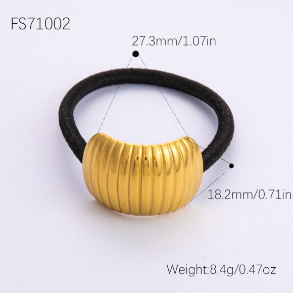 Stainless Steel Flower Style Hair Band Advanced Sense - Image 4