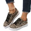 Leopard Print All-matching Four Seasons Lace Up Casual Sneaker - Image 5