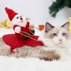 Dog Christmas Clothes Santa Claus Riding Deer - Image 10
