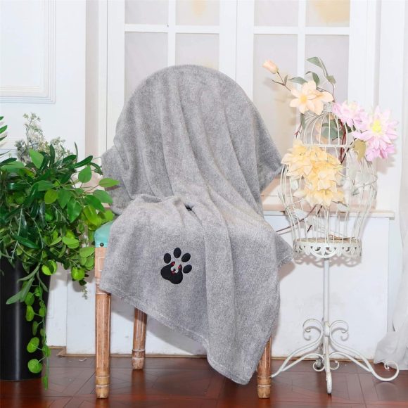 Super Absorbent Dog Bath Towels For Fast Drying - Soft Microfiber Towel For Dogs And Cats - Image 6