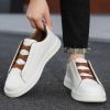 Men's Leather Soft-soled Breathable Sneakers