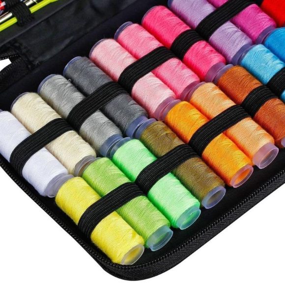 Sewing Suit Travel Sewing Bag Black Zipper Bag - Image 4