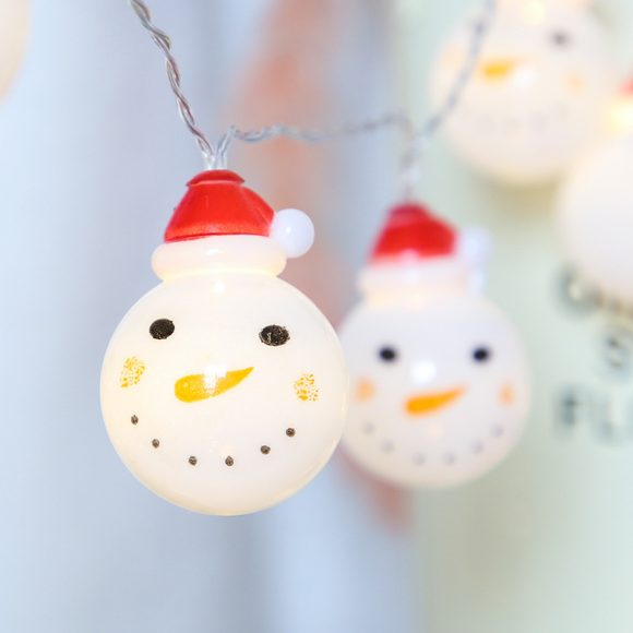 Snowman string lights Christmas lights decoration lights - Image 3