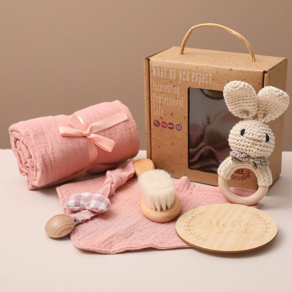Bopoobo 1Set Bath Toys Set Kid Swaddle Wrap Baby Milestones - Image 5