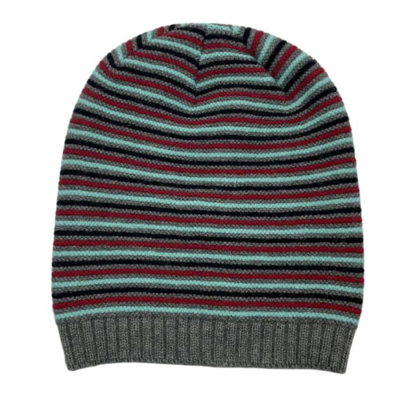 Striped Knitted Warm Woolen Hat - Image 10