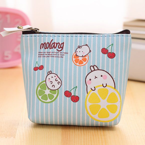 0583 Creative Potato Rabbit Zero Wallet Korean Version PU Waterproof Hand With Small Pocket Mini Cute Coin Earphone Receiving Bag - Image 5