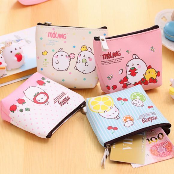 0583 Creative Potato Rabbit Zero Wallet Korean Version PU Waterproof Hand With Small Pocket Mini Cute Coin Earphone Receiving Bag - Image 8