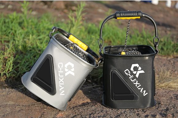 Fishing bucket with rope eva thickened fish bucket folding fish live fish box small fishing barrel fishing gear - Image 5