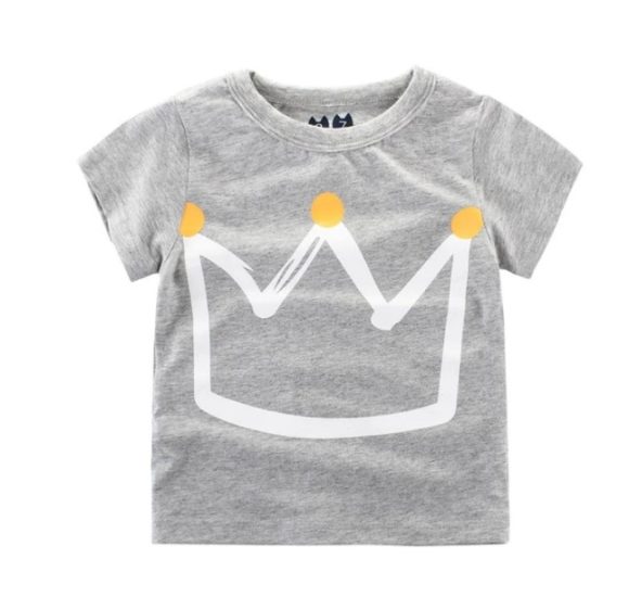Children's Wear Summer New Korean Children's Boys Cotton T-shirt Men's Treasure In Children's Short Sleeves - Image 6