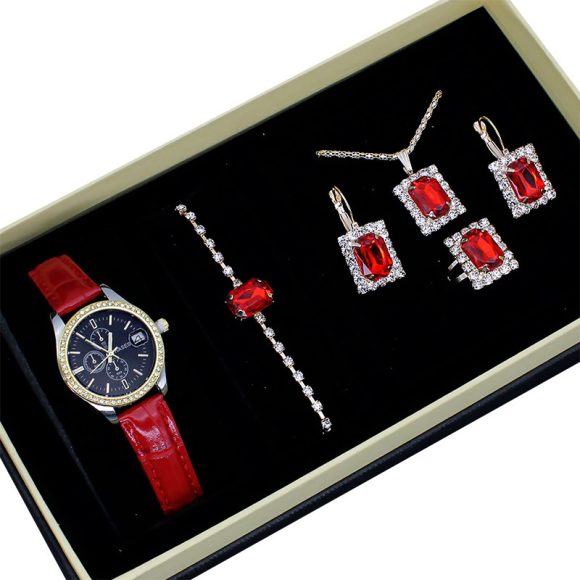 Women's Five-piece Square Jewelry Watch - Image 3