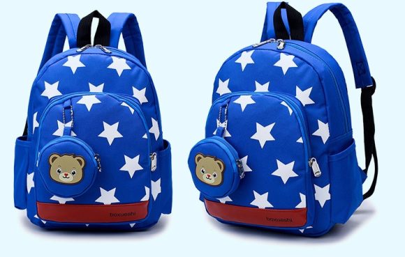 A small bear nursery school bag double shoulder bag - Image 5