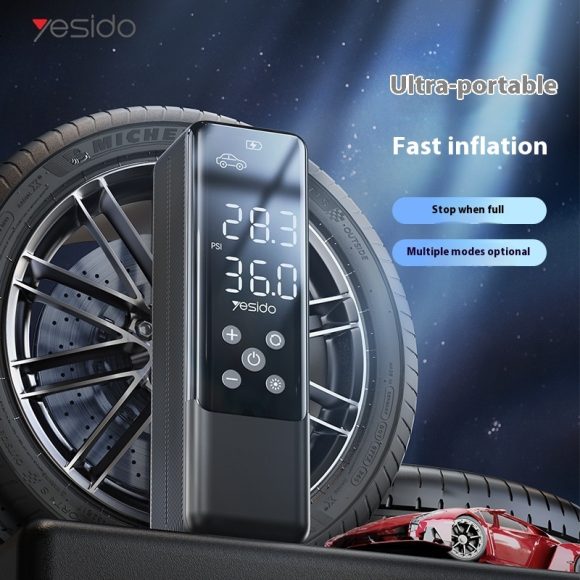 Portable 12V Car Inflatable High Power Inflation Of Tire - Image 2