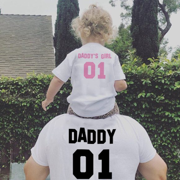 Pink word parent-child family outfit - Image 6