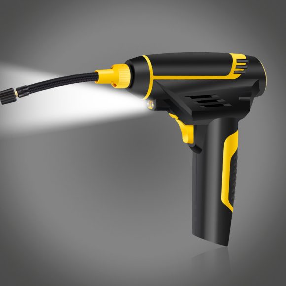 Automatic Portable Handheld Digital LED Smart Car Air Compressor - Image 9
