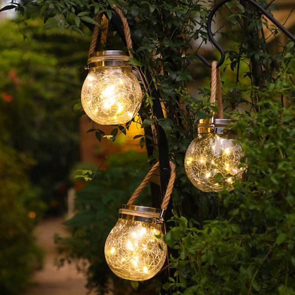 Crack ball glass jar light - Image 7