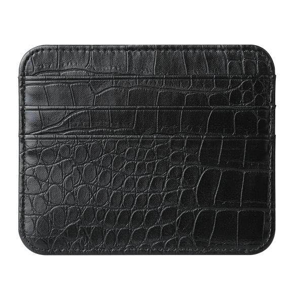 Ultra-thin Double-sided Large Capacity Leather Card Bag - Image 10