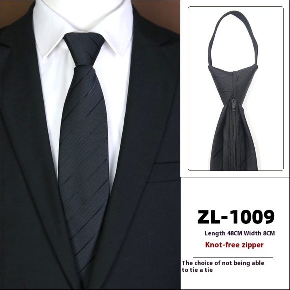 Men's Formal Wear Business Zipper Tie-free - Image 8
