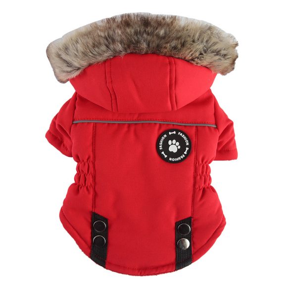 Pet Winter Cotton Dog Clothes Zipper Jacket Dog Supplies - Image 3