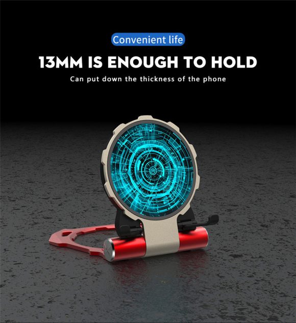 Iron Man Metal QI Wireless Charger Stand Desktop Mobile Phone Charger - Image 9