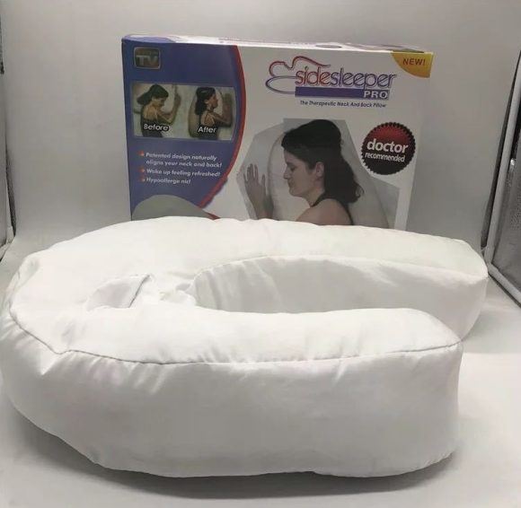 Cotton Pillow Side Sleeper Pillows Neck & Back Pillow Hold Neck Spine Protection Cotton Pillow Health Care - Image 5