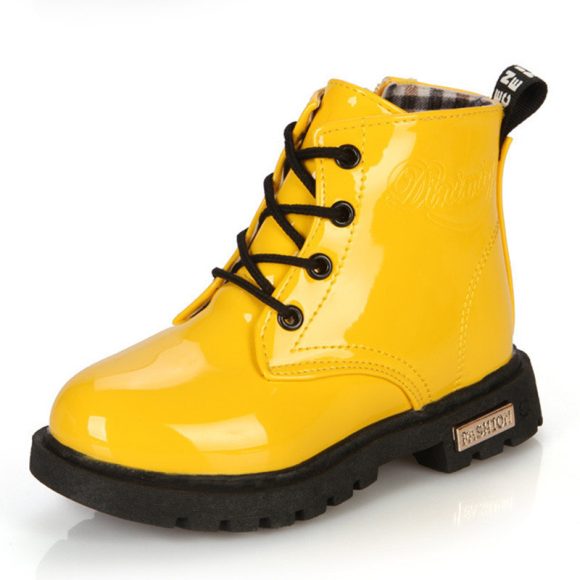 New Children's Martin Boots Korean Version Boys' Short Boots - Image 3