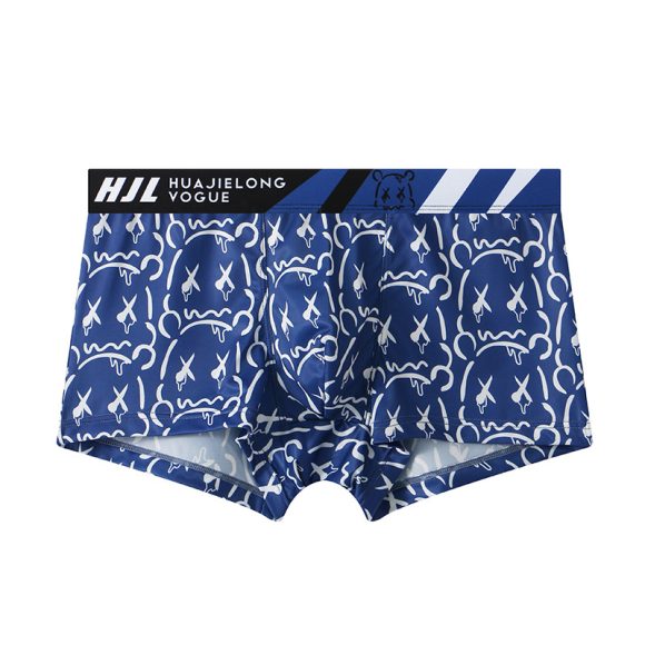 Men's Multi-color Printing Slim Fit Breathable Boxers - Image 2