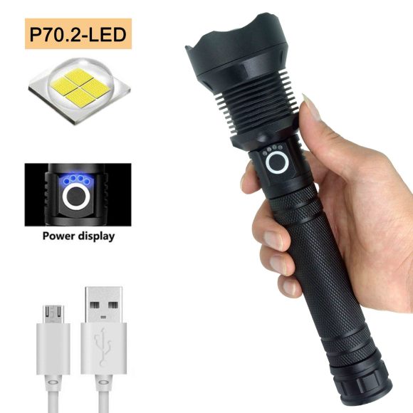 USB Rechargeable Outdoor High-Power Flashlight - Image 5