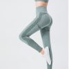 Women's High Waisted Leggings Are Breathable Elastic Shaping And Suitable For Running Yoga And Exercise - Image 3