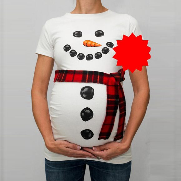 Fashion T-shirt maternity wear - Image 2