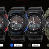Time beauty personality solar watch fashion electronic double display waterproof outdoor sports men's watch student watch - Image 5