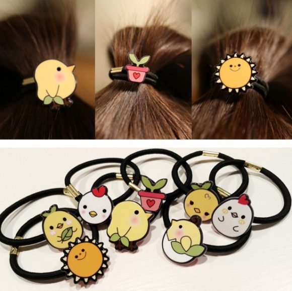 Cartoon animal hair rope hair accessories - Image 5