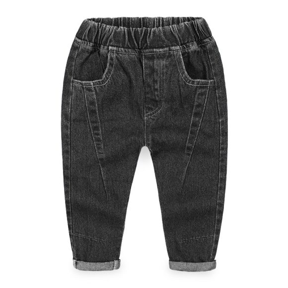 Boys black jeans long pants - Image 4