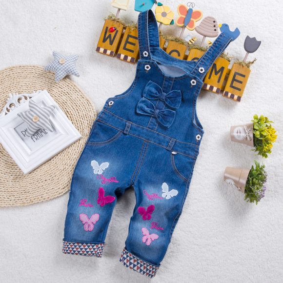 Kids Strap Jeans For Boys And Girls - Image 2