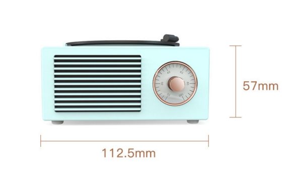 Retro Vinyl Wireless Bluetooth Small Sound Speaker - Image 5