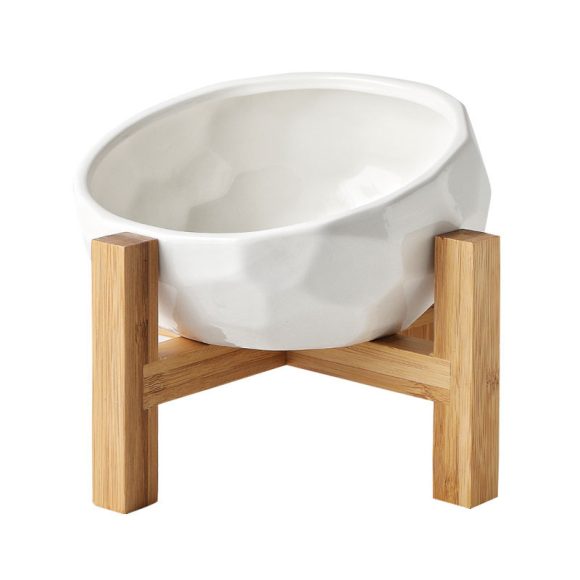 Pet bowl oblique mouth cat bowl food bowl dog bowl method bucket food bowl - Image 5