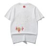 Embroidered Dragon Pattern Round Neck Cotton Top - Image 3