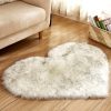 Plush Heart Shaped Carpet Non-Slip Mat Fluffy Rug Floor Mat Blanket Sofa Cushion Foot Pad Carpets For Living Room Home Decor - Image 6