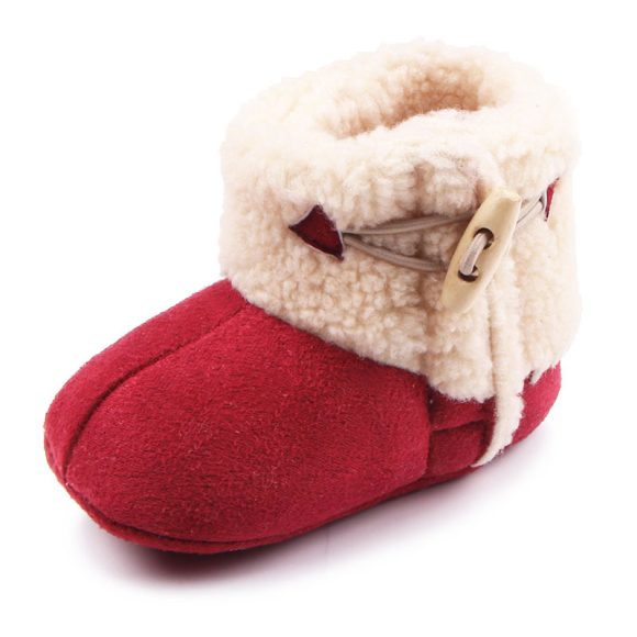 A Warm Winter Buckle Baby Toddler Shoes Trade Baby Shoes Wholesale Baby Toddler Shoes MR0652 Shoes - Image 2