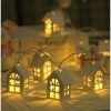 2M 10pcs LED Christmas Tree House Style Fairy Light Led String wedding natal Garland New Year christmas decorations for home - Image 3