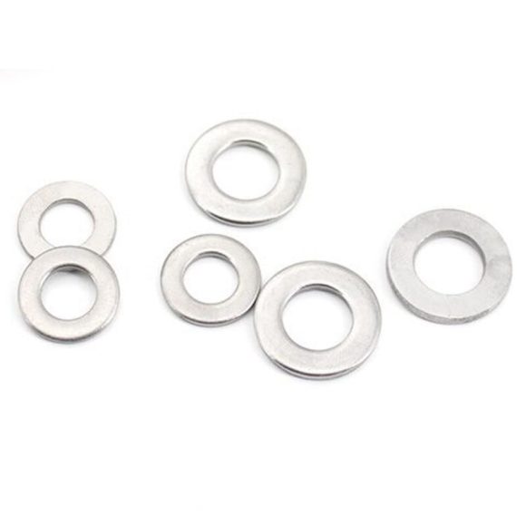 Gasket 304 Stainless Steel Flat Washer Set M1.6-M10 - Image 3