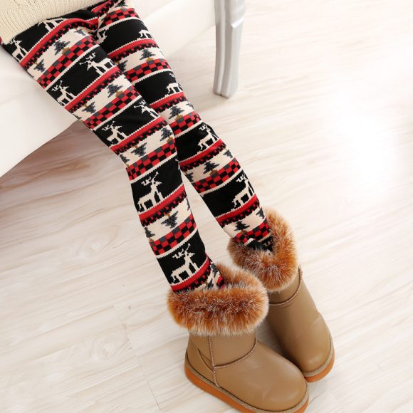 Girls' warm leggings - Image 8