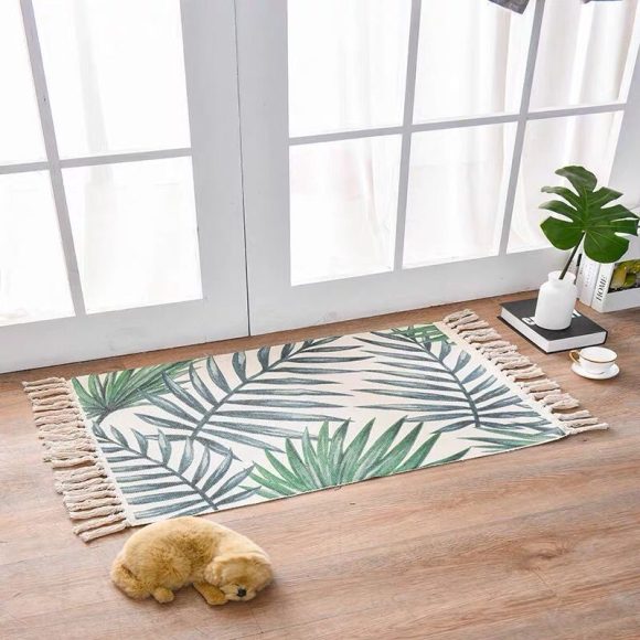 Scandinavian Style Linen Cotton Rug - Image 10