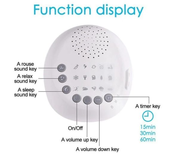 White Noise Machine for Baby Sleeping & Relaxation - Image 3