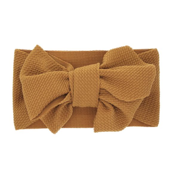 New-born baby's solid-colored bow headband - Image 4