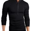 Men's Long Sleeve V-Neck Slim T-Shirt - Image 4