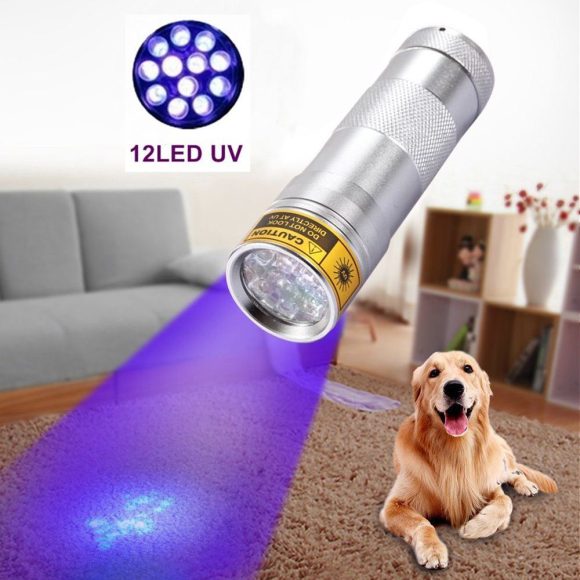 21LED violet flashlight LED violet UV UV Flashlight counterfeit flashlight - Image 2