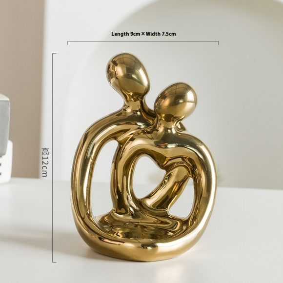 Ceramic Couple Candlestick Modern Nordic Suit Retro Aromatherapy Candle Cup Ornaments - Image 9